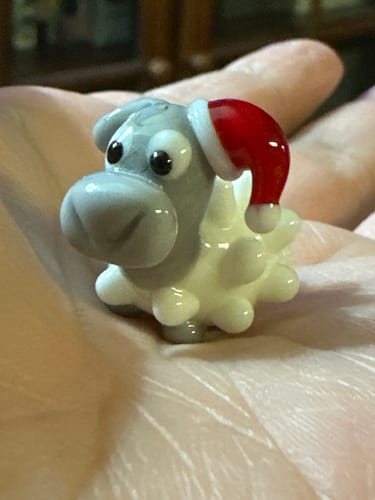 Customer photo review of Tiny Santa Sheep 222