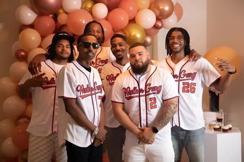 Customer photo review of Custom Navy Red-White Classic Style Authentic Baseball Jersey