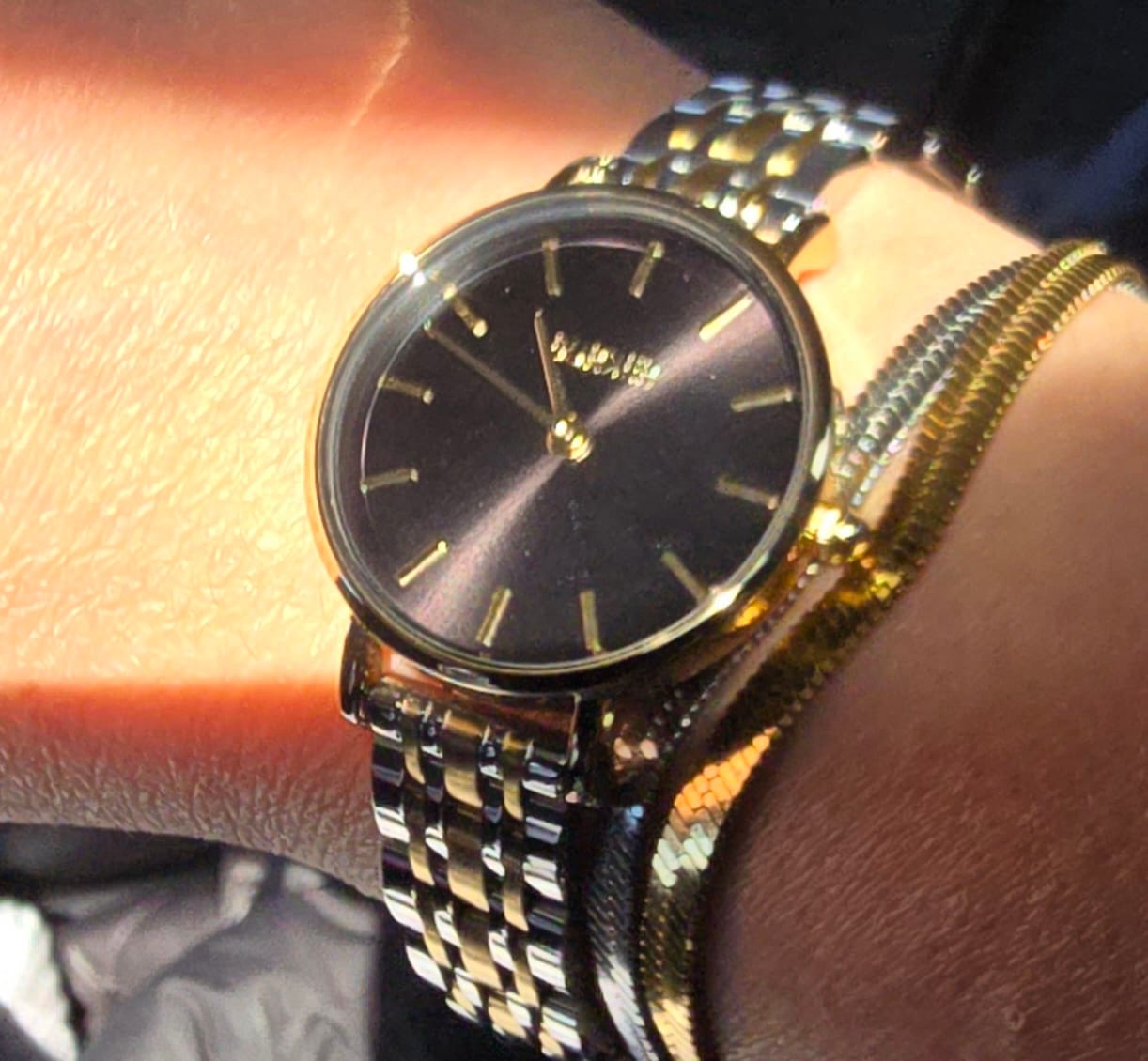 Customer photo review of Ruby Petite Black Gold Silver