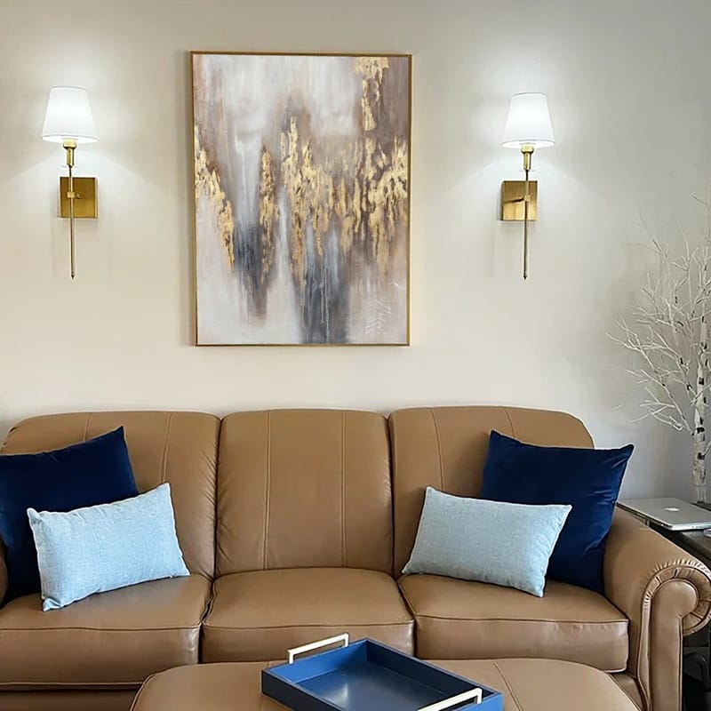 Customer photo review of Abstract Painting Canvas #AP017