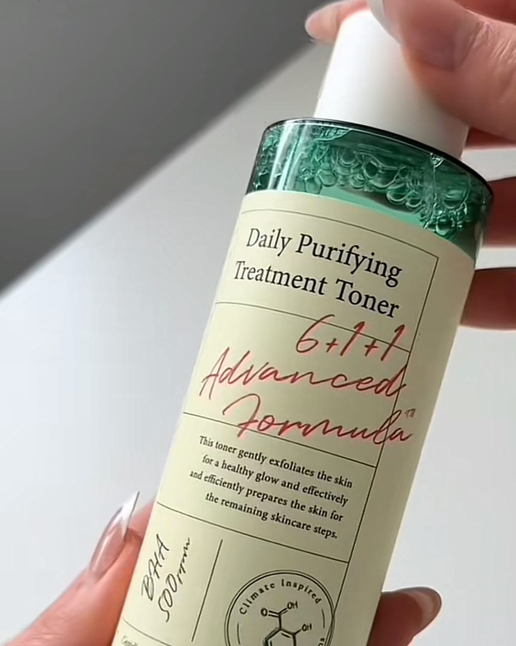 Customer photo review of Toniks sejai Axis-Y Daily Purifying Treatment Toner