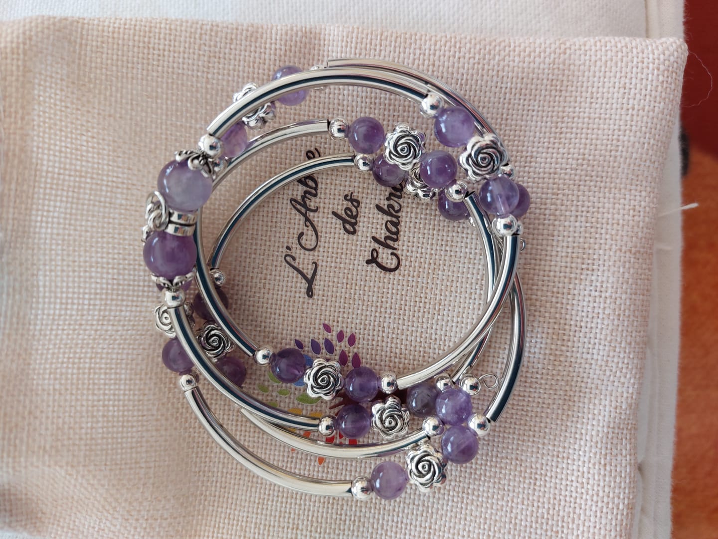 Customer photo review of Bracelet "Chance" en Pierres Naturelles