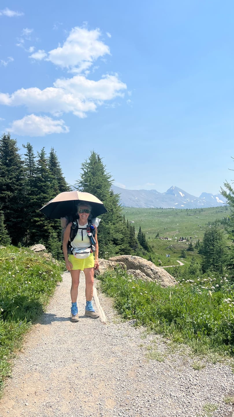 Customer photo review of Lightrek Hiking Umbrella