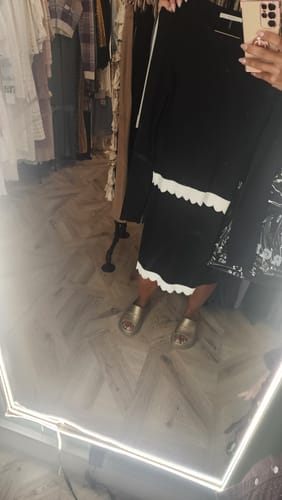 Customer photo review of Scallop Knit Set