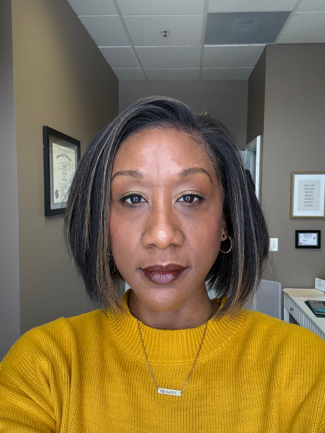 Customer photo review of Sensationnel Curls Kinks Textured Glueless HD 13x6 Lace Front Wig - 13x6 KINKY BOB 9" - Kinky Edges