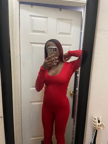 Customer photo review of Rib Lounge Long Sleeve - Charcoal