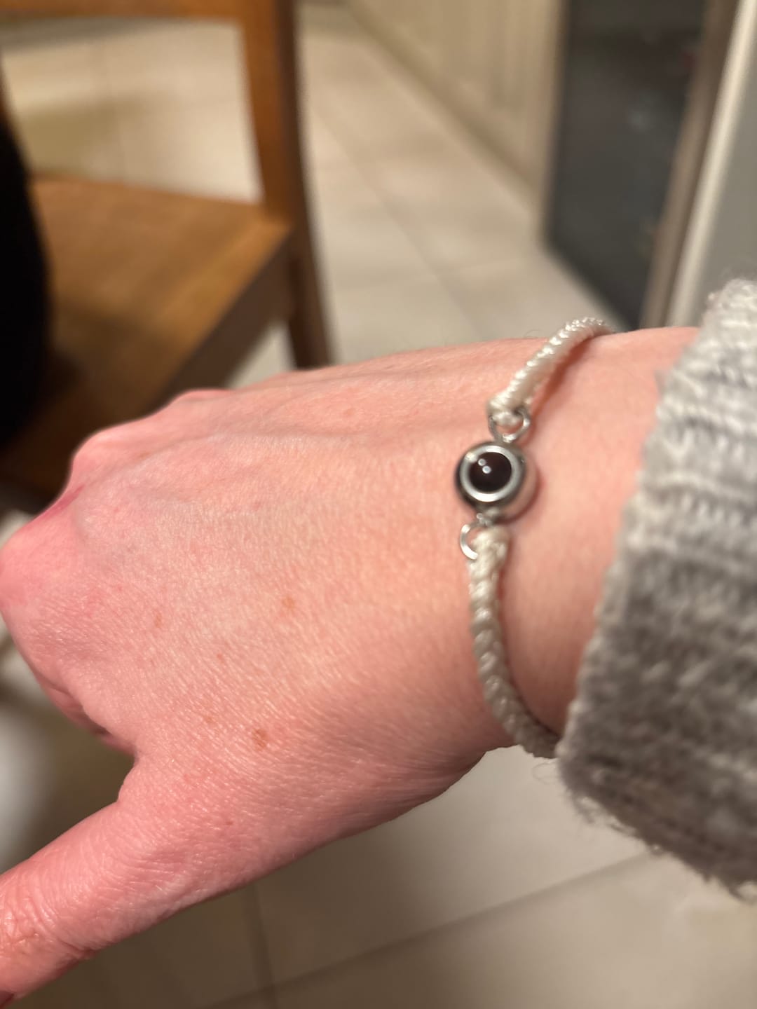 Customer photo review of Custom photo bracelet