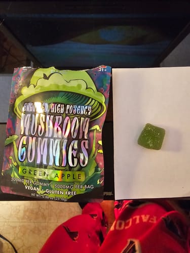 Customer photo review of FVKD SHRM ENHANCED HIGH POTENCY MUSHROOM GUMMIES 5000MG