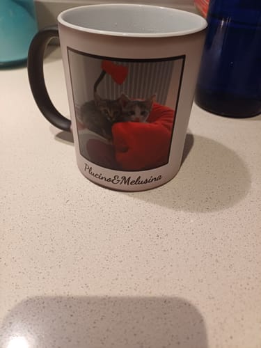 Customer photo review of Tazza con il tuo animale domestico - 325ml