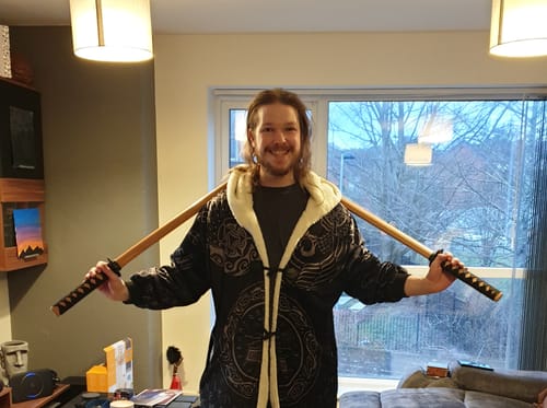 Customer photo review of Long Bokken Training Sword