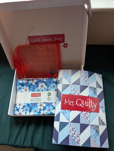 Customer photo review of Mrs Quilty Subscription Box