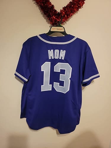 Customer photo review of Custom Baseball Jersey Stitched Personalized Baseball Sports Uniform For Men Women Boy