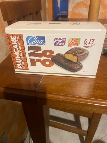 Customer photo review of Plumcake ricoperto di cioccolato al gusto arancia