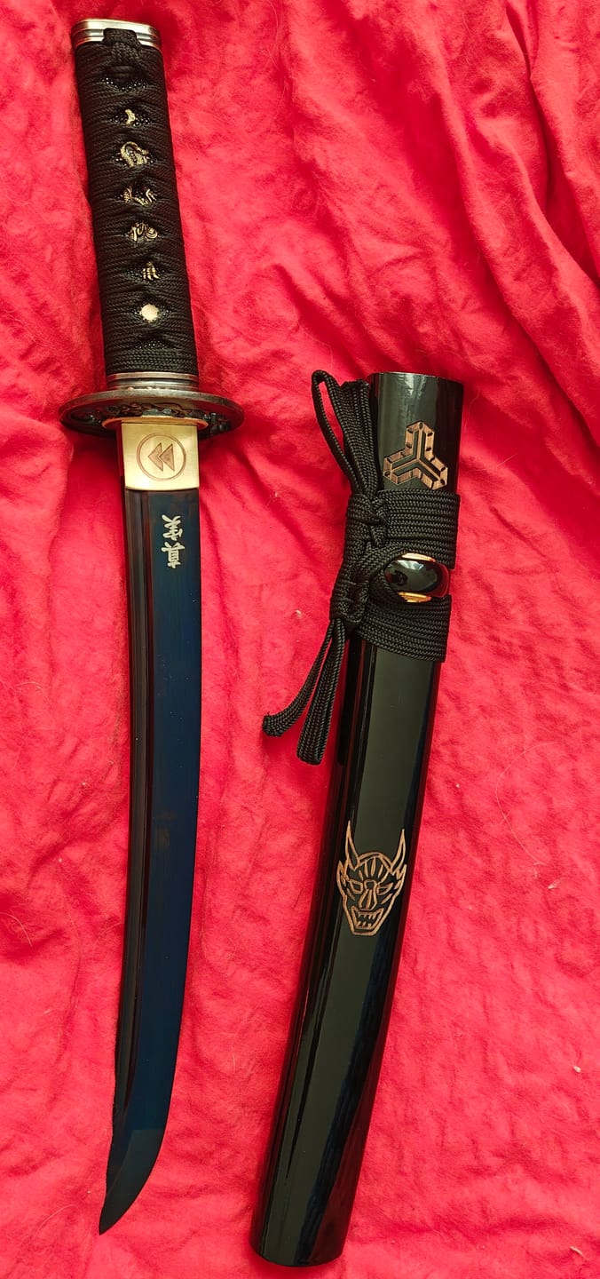 Customer photo review of Custom Tanto Build your own Tanto sword