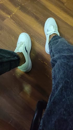 Customer photo review of NOVA Indigo White Men's casual sneaker