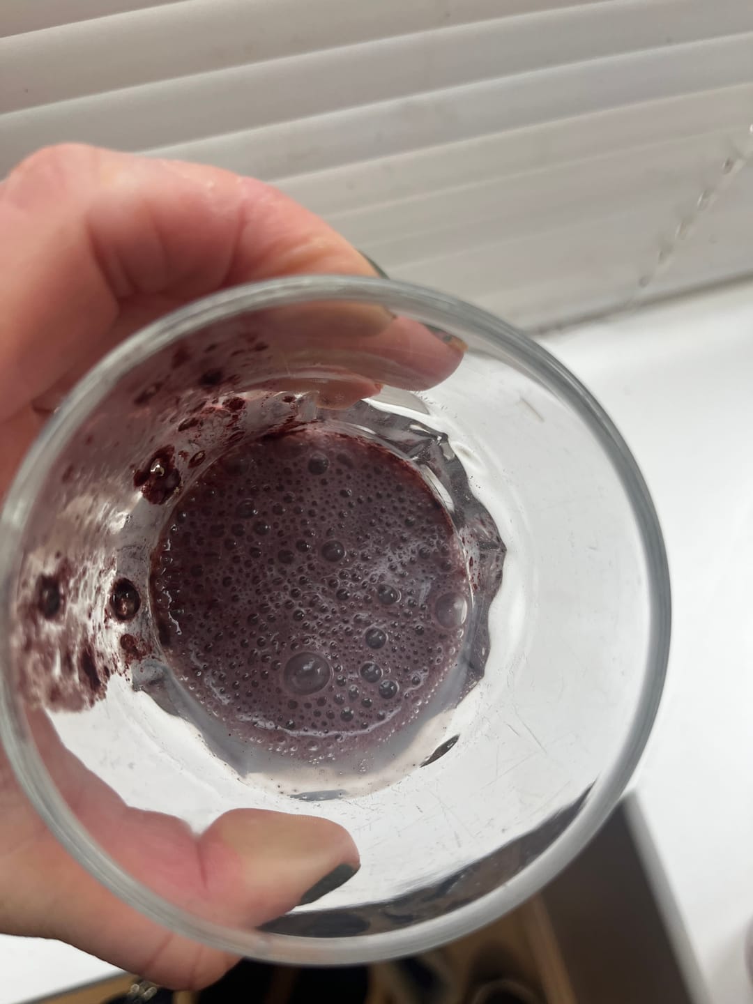 Customer photo review of Blueberry Matcha Blend