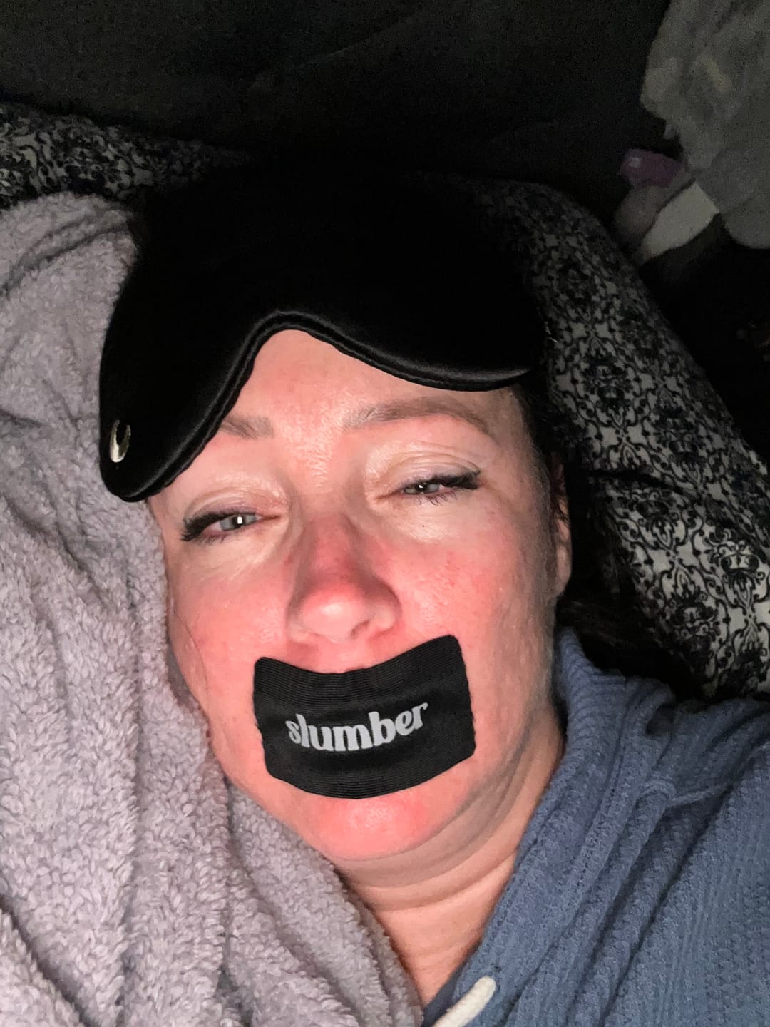 Customer photo review of Slumber Mouth Tape