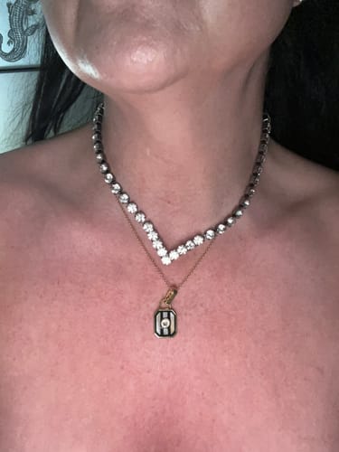 Customer photo review of Finn Necklace