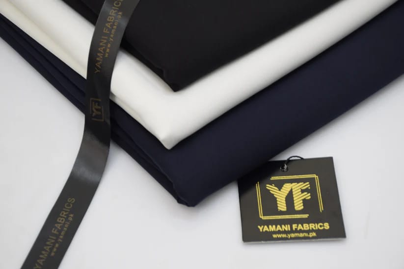 Customer photo review of Bundle of 3 suits YF boski unstitched fabric for men|any 3 colours