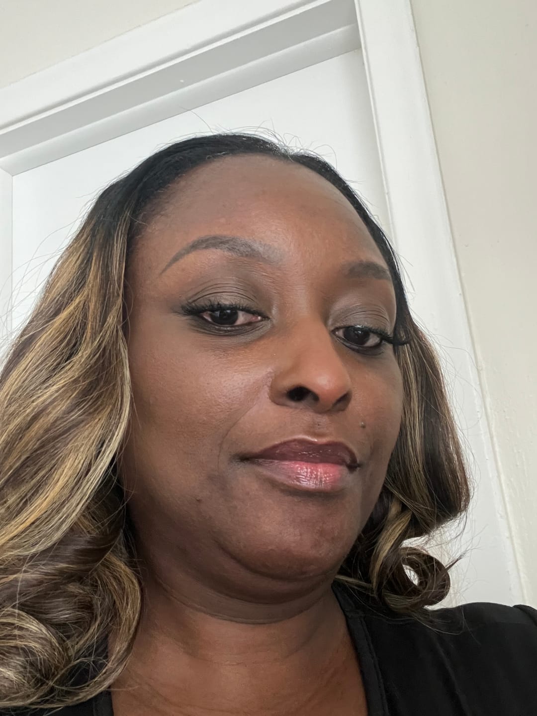 Customer photo review of Raw Indian Straight Hair