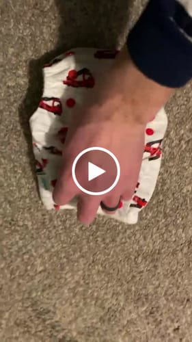 Customer video review of Patterned Basics Lounger Pocket Cloth Diaper — Minky Fleece with Athletic Wicking Jersey