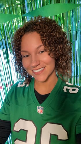 Customer photo review of Green Spirit Speckles Makeup Patches - Team Spirit Collection SHIPS 1/30