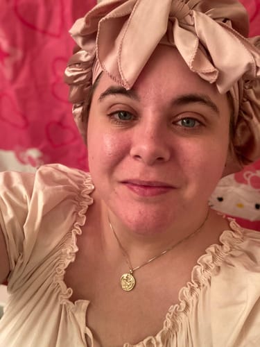 Customer photo review of Dermave™ Silk Bonnet