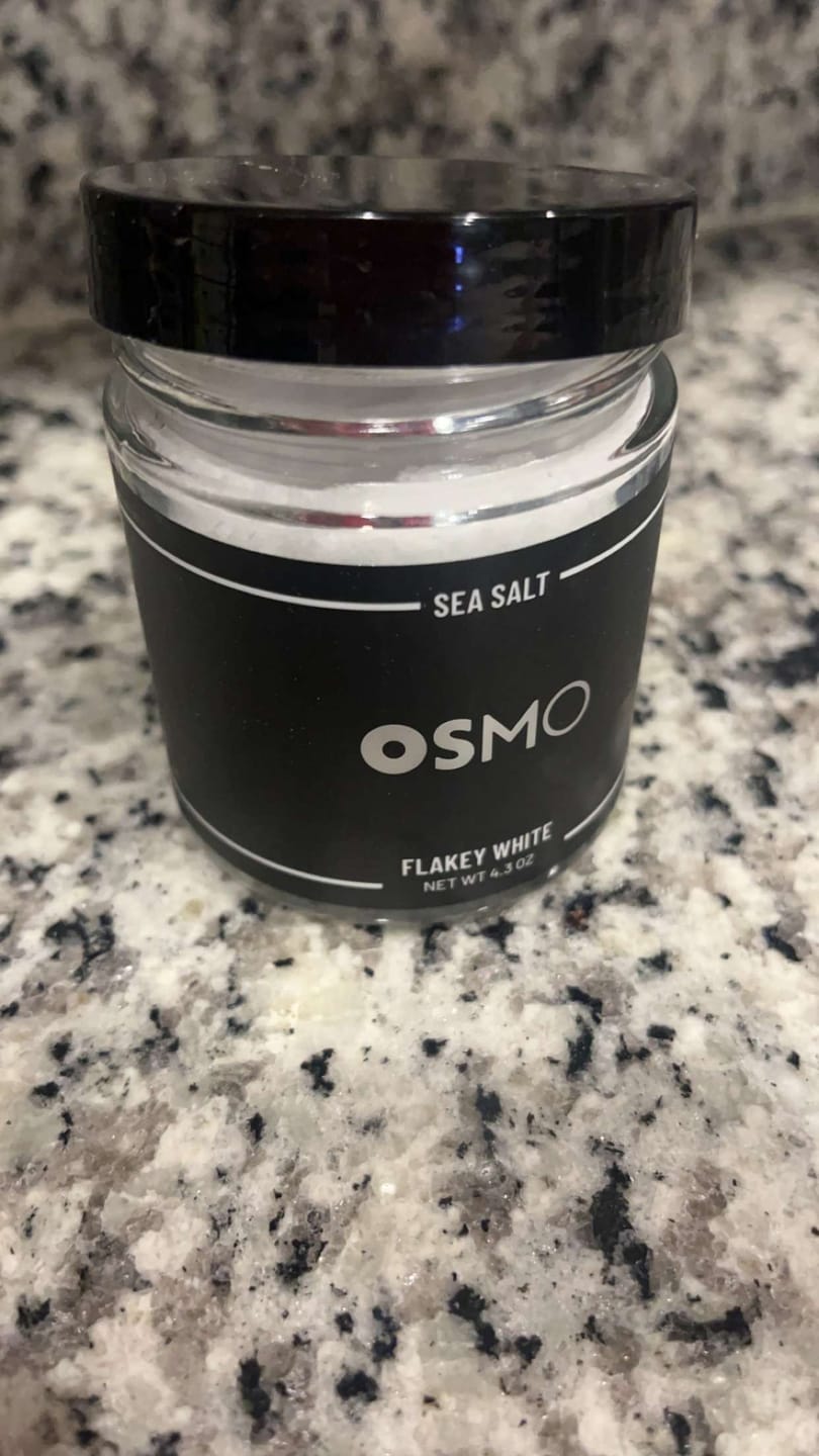 Customer photo review of Flakey White Sea Salt | Chef Collection