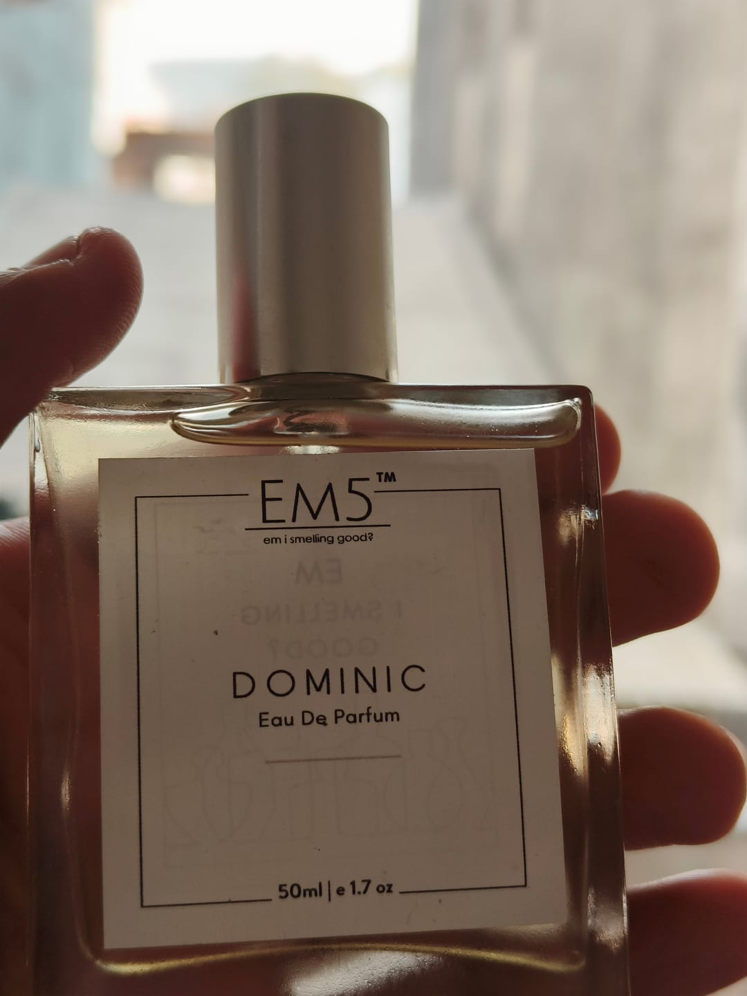 Customer photo review of EM5™ Dominic (Private Blend) Perfume EDP Spray for Men | Woody Citrus Warm & Spicy Fragrance Accords | Luxury Gift for Him | Variants Available: 50 ml Spray / 15 ml Spray