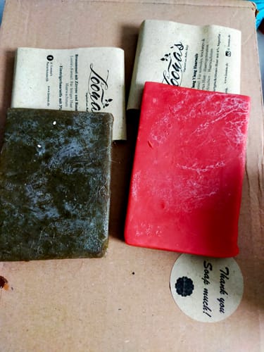 Customer photo review of Loona's Haarseife-Set mit Sisalsäckchen (Finde deine Haarseife)