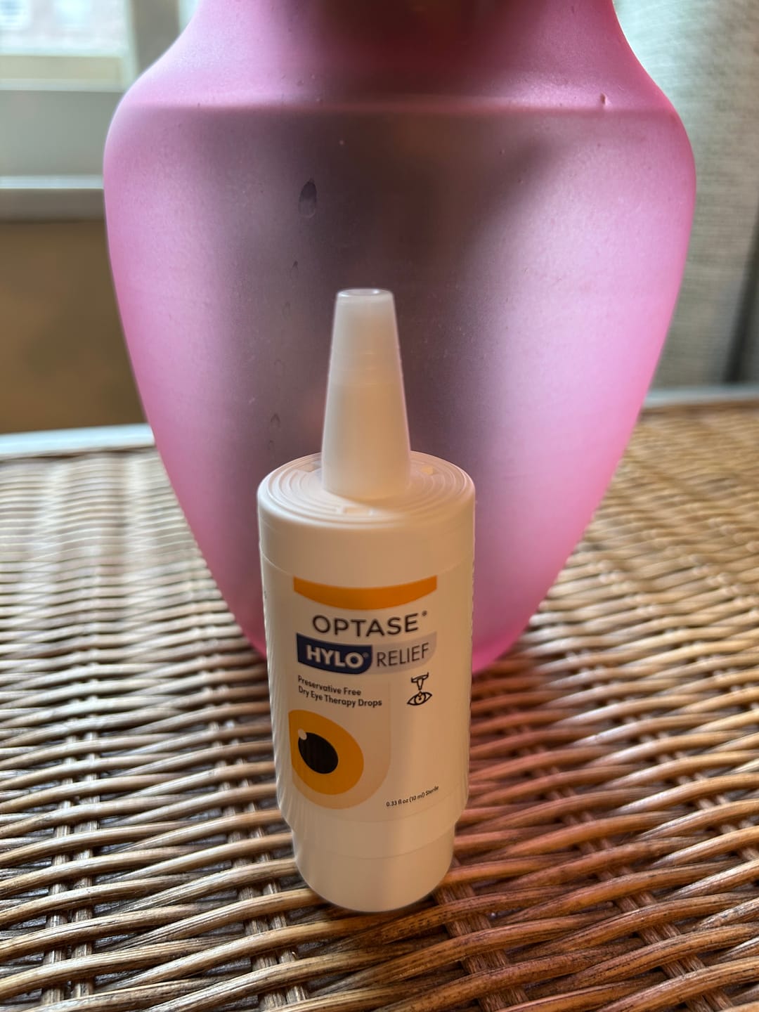 Customer photo review of OPTASE® HYLO Relief™ Dry Eye Drops