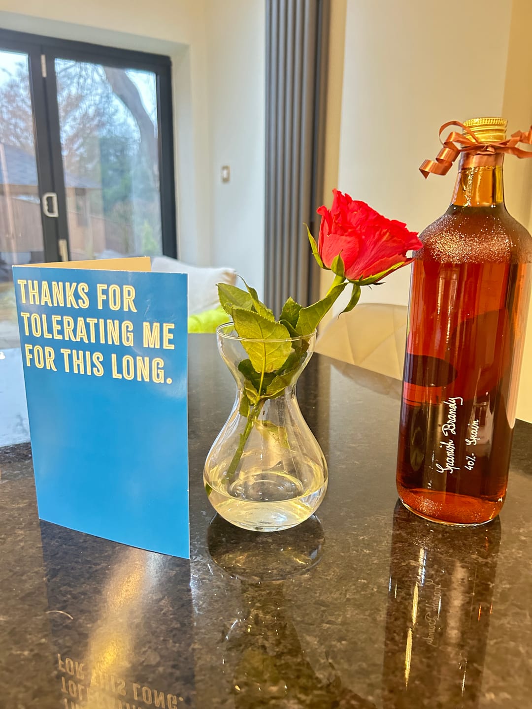 Customer photo review of Refill Brandy - Free Recycled Glass Bottle