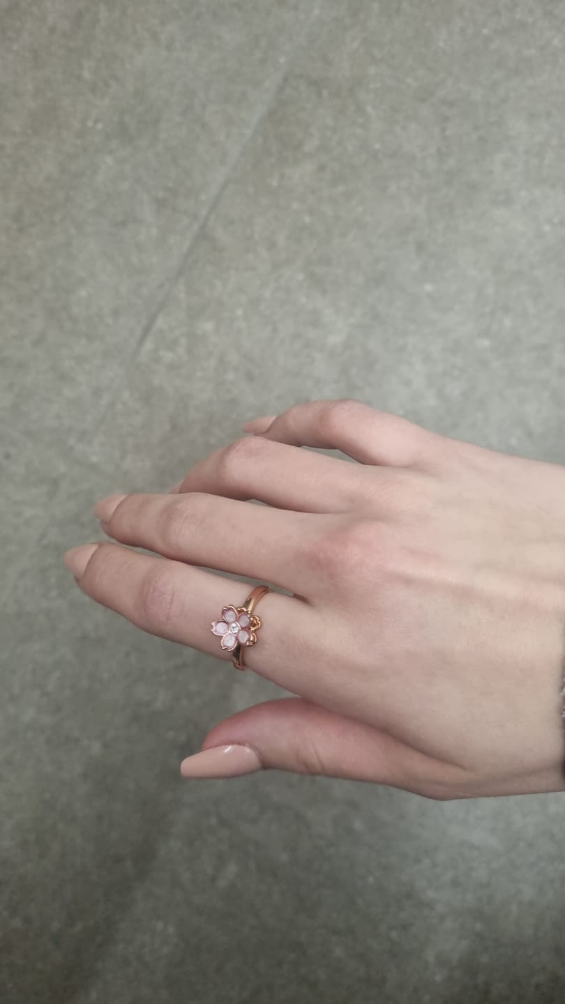 Customer photo review of Bague d'Anxiété Ajustable Sakura