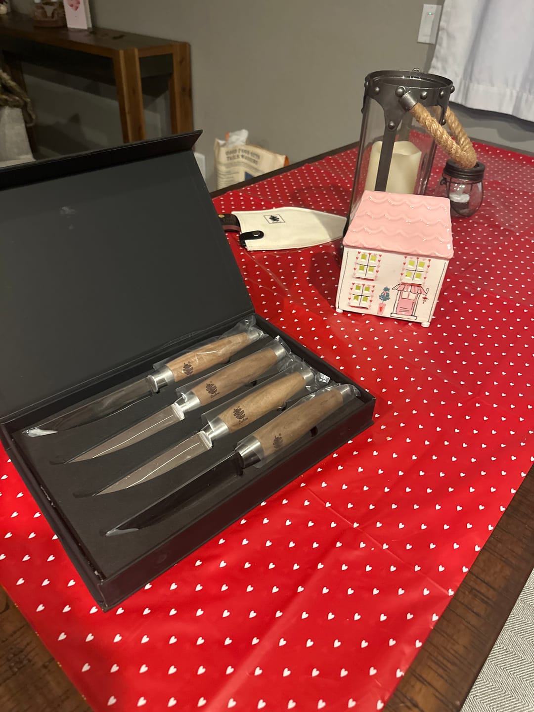 Customer photo review of Rustic Steak Knives