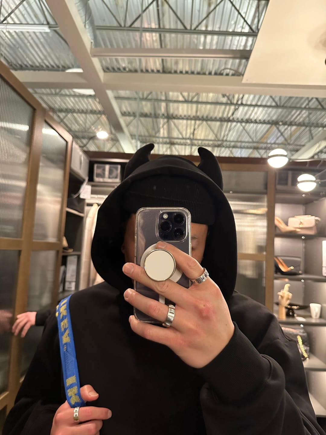 Customer photo review of DEVIL HOODIE - BLACK