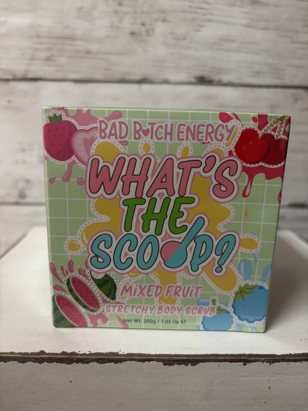 Recenzie foto de client despre P. Louise What's The Scoop Stretchy Body Scrub