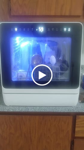 Customer video review of R09 Compact Countertop Dishwasher