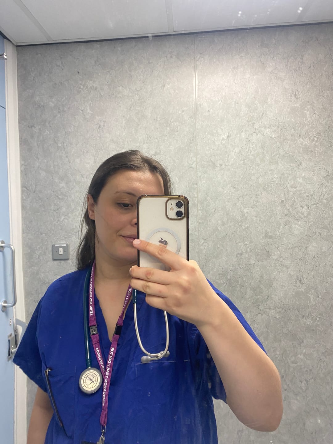 Customer photo review of Littmann Classic III Monitoring Stethoscope: Caribbean Blue 5623