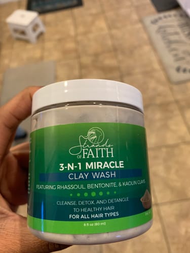 Customer photo review of MIRACLE 3-IN-1 CLAY MASK