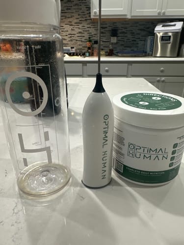 Customer photo review of Free Optimal Human Workout Band & Drink Mixer