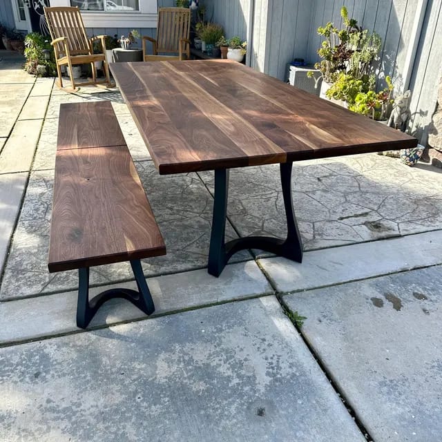 Customer photo review of Table Legs 436 Uzar 28H Metal DIY Dining Furniture Legs