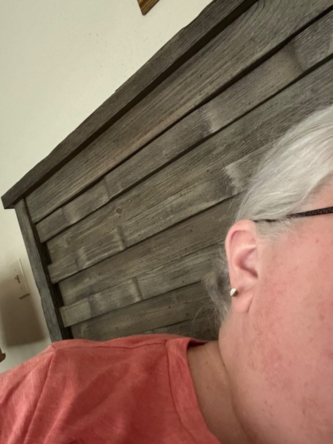 Customer photo review of Petite Faux Diamond Studs Hypoallergenic Earrings for Sensitive Ears Made with Plastic Posts