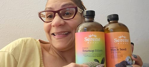 Customer photo review of Soursop Bitters & Black Seed Bitters Bundle