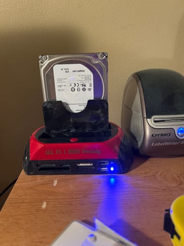 Customer photo review of 🔥 Hard Drive Docking Station (🎁 Flash Sale)