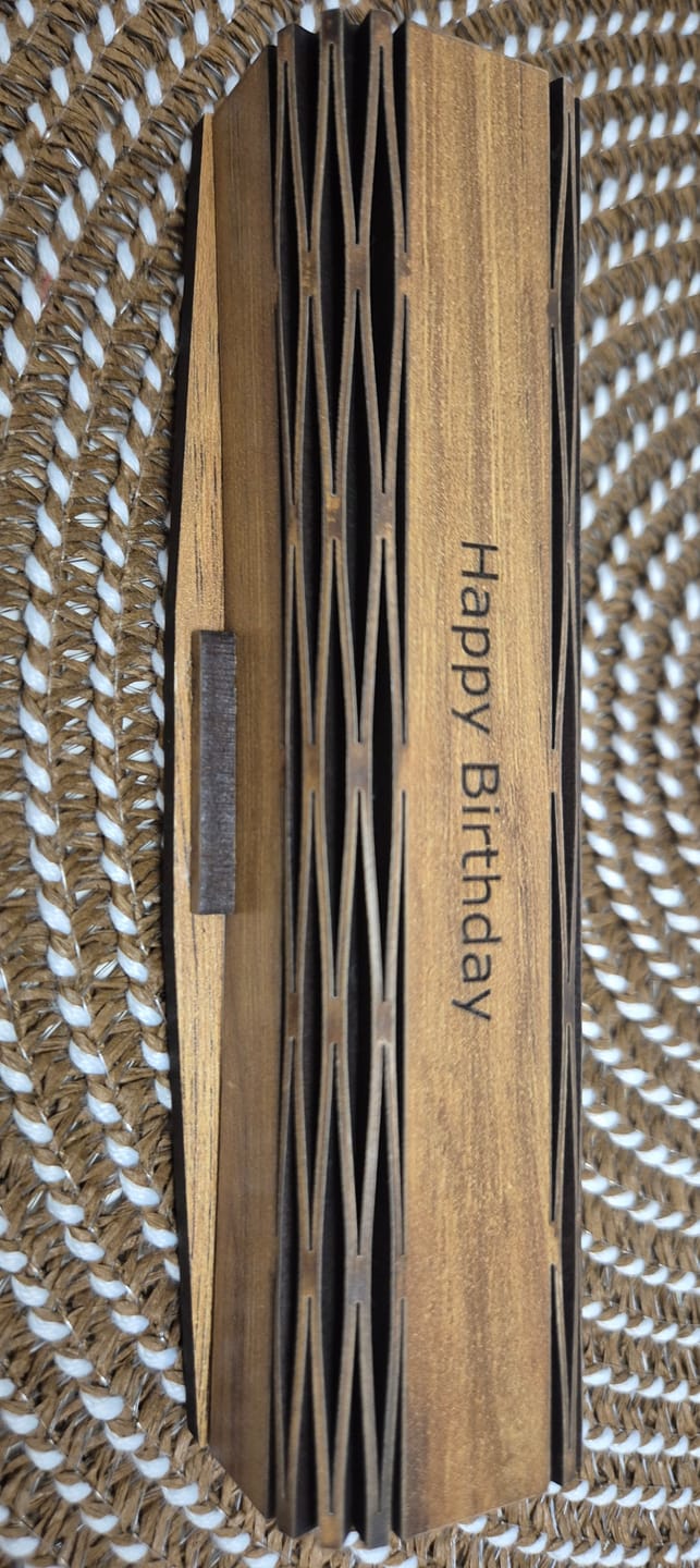 Customer photo review of Personalisiertes Kleeblatt Glücksbringer mit Gravur