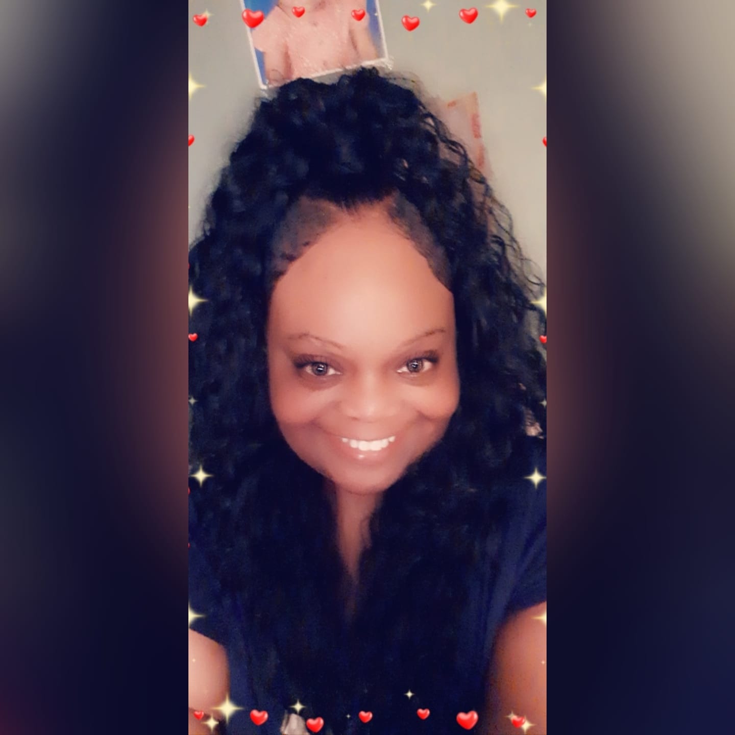 Customer photo review of Sensationnel Instant Up & Down Pony Wrap Synthetic Half Wig - UD 2