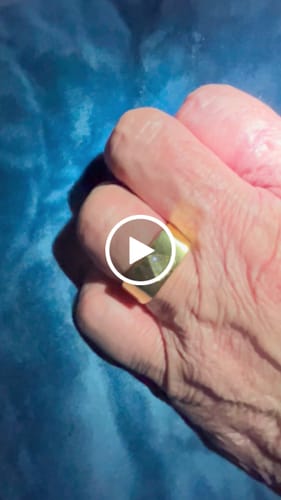 Customer video review of Men's Mined Diamond Ring With Trilliant