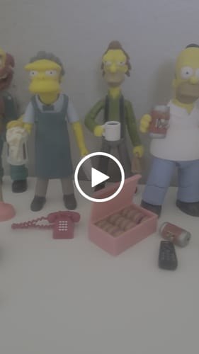 Customer video review of Wave 3 Full Set - The Simpsons 5" Action Figures by Jakks Pacific