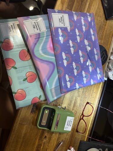 Customer photo review of NIIMBOT B21 Pro Upgraded Photo Label Printer, 300dpi Thermal Label Sticker Printer