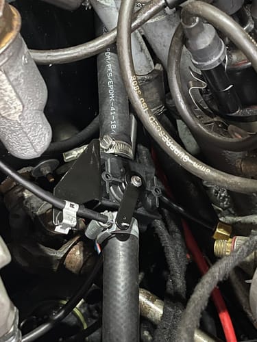 Customer photo review of Cable Operated 15mm (5/8") Glass Reinforced Nylon Heater Valve  with Steel Bracket